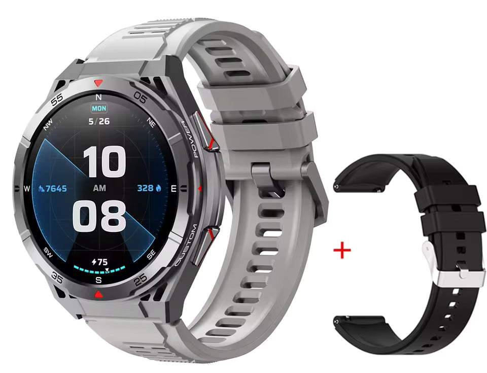 Smartklokke med GPS, AMOLED-skjerm og Bluetooth-samtaler – perfekt for sport og hverdag