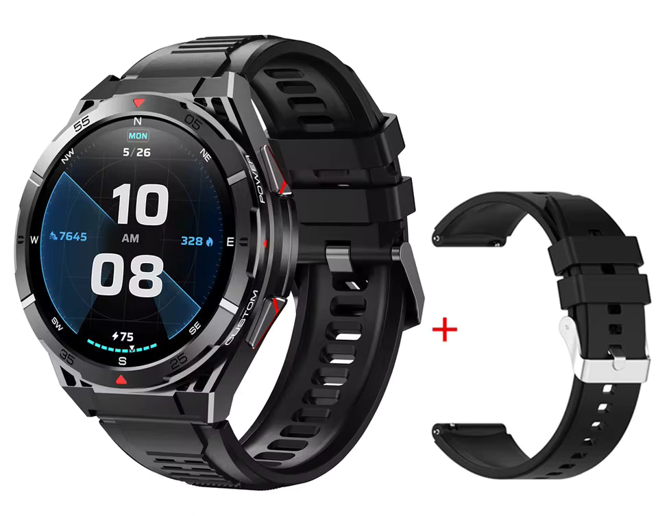 Smartklokke med GPS, AMOLED-skjerm og Bluetooth-samtaler – perfekt for sport og hverdag