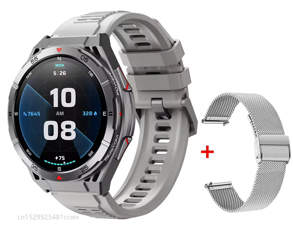 Smartklokke med GPS, AMOLED-skjerm og Bluetooth-samtaler – perfekt for sport og hverdag