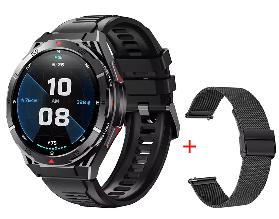 Smartklokke med GPS, AMOLED-skjerm og Bluetooth-samtaler – perfekt for sport og hverdag