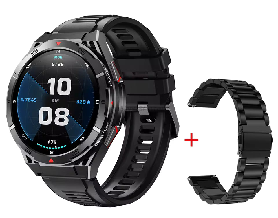 Smartklokke med GPS, AMOLED-skjerm og Bluetooth-samtaler – perfekt for sport og hverdag