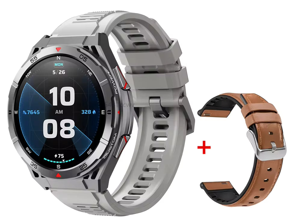Smartklokke med GPS, AMOLED-skjerm og Bluetooth-samtaler – perfekt for sport og hverdag