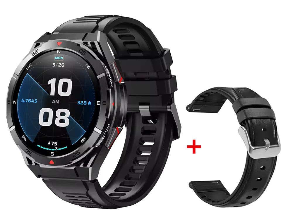 Smartklokke med GPS, AMOLED-skjerm og Bluetooth-samtaler – perfekt for sport og hverdag
