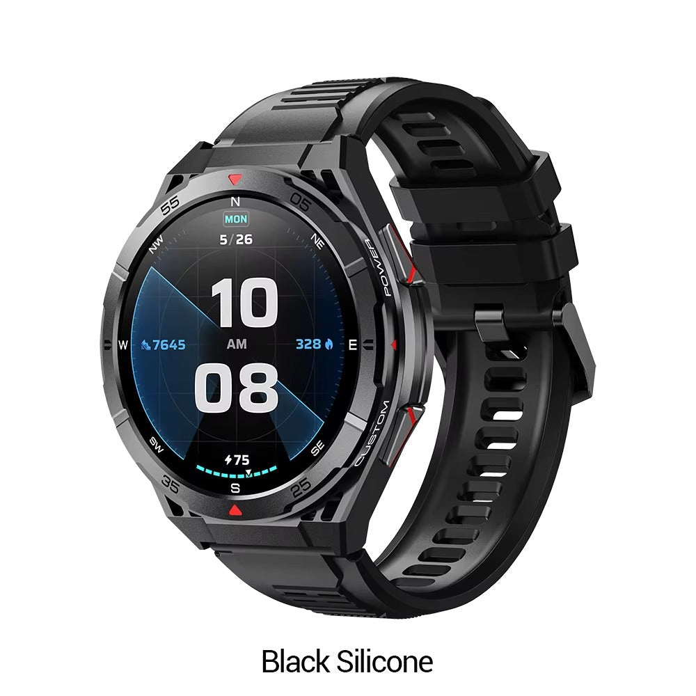 Smartklokke med GPS, AMOLED-skjerm og Bluetooth-samtaler – perfekt for sport og hverdag