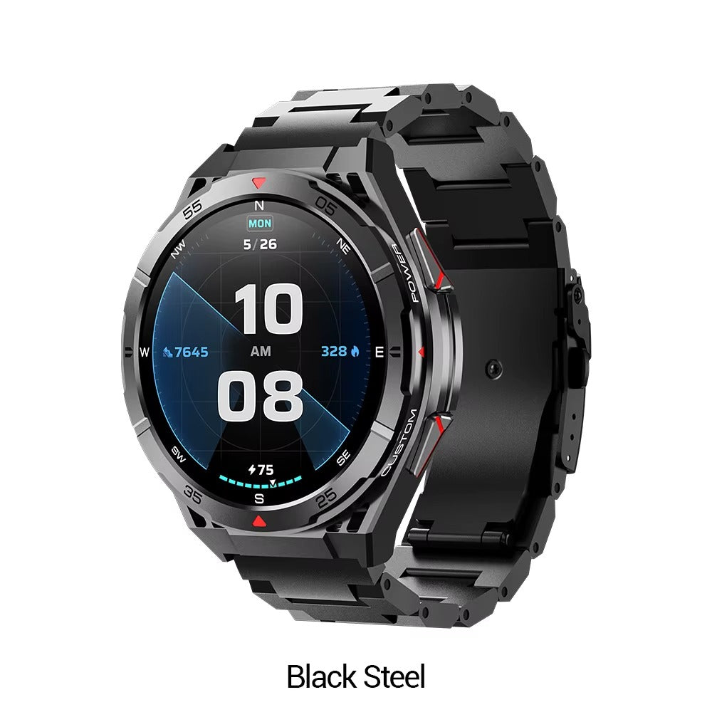 Smartklokke med GPS, AMOLED-skjerm og Bluetooth-samtaler – perfekt for sport og hverdag