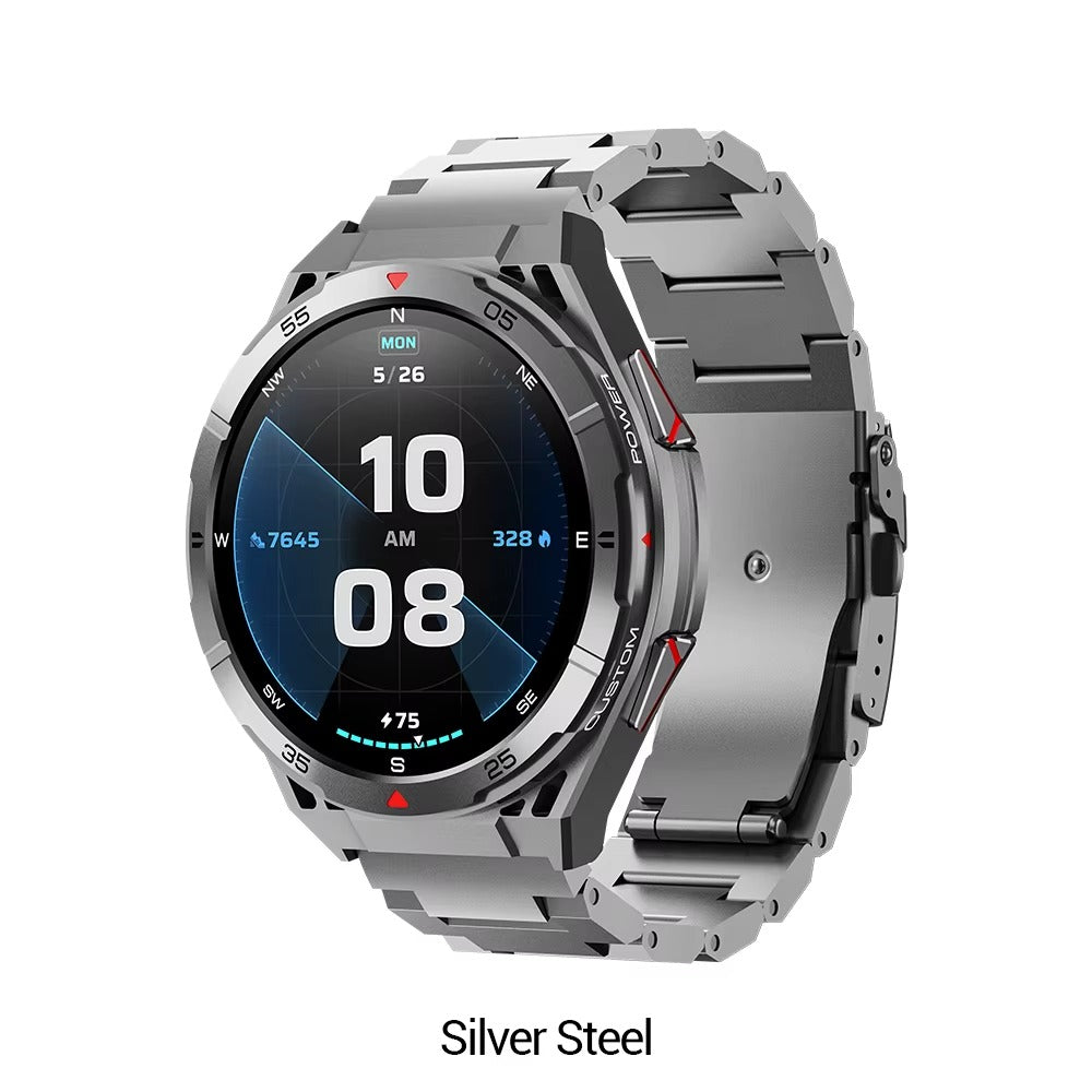 Smartklokke med GPS, AMOLED-skjerm og Bluetooth-samtaler – perfekt for sport og hverdag